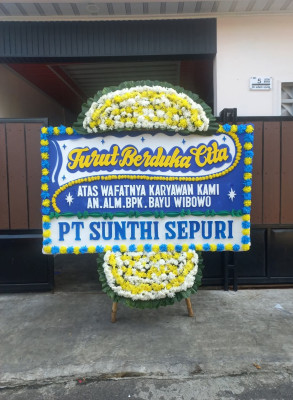 Papan Bunga Duka di Lebak Denok